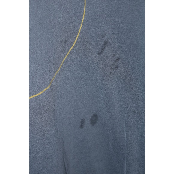 Clare V. Women's Large Gray Yellow Round Neck T-Shirt - Picture 6 of 14